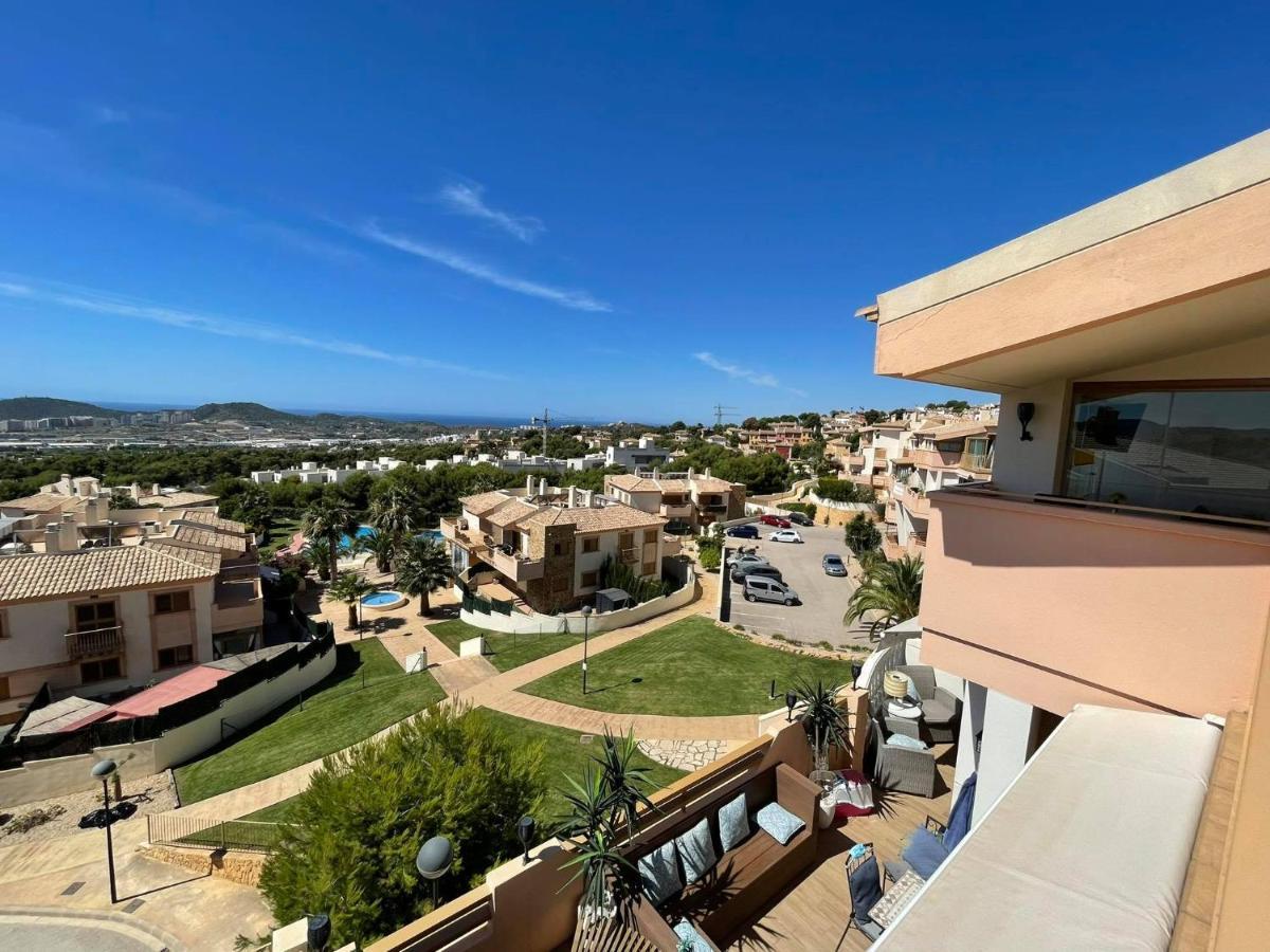 2 Bed Penthouse Apartment - Sea Views - Sleeps 4 Finestrat Kültér fotó